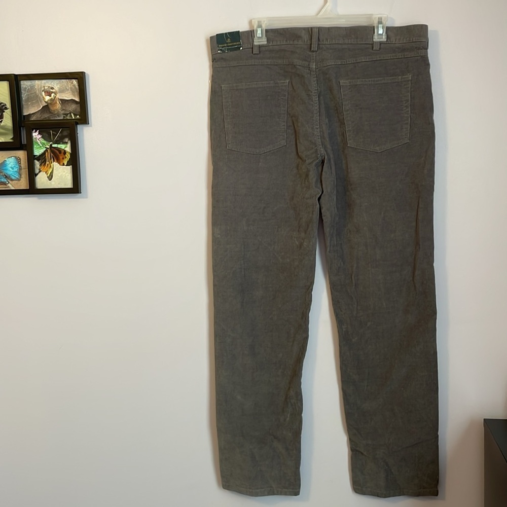 Brooks Brothers Gray Corduroy Pants size 38 X 32 - Picture 9 of 16